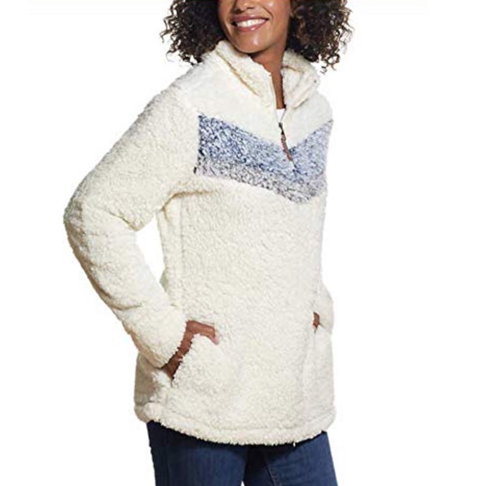Weatherproof Vintage Sherpa Pullover Sweater